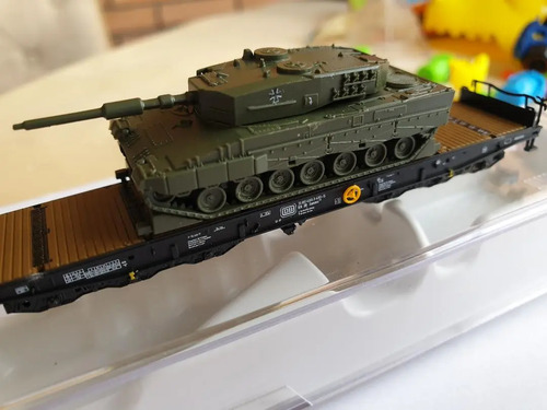 Vagón De Carga Fleischmann, Esc N 845503 Transp. Militar - Imagen 6