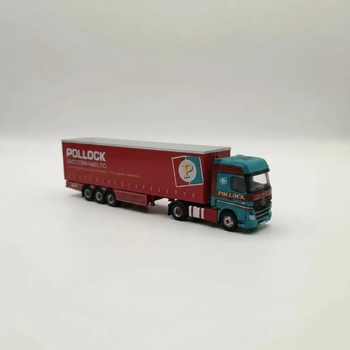 Camión Miniatura Oxford, Esc N M. Benz Actros C/acoplado Rojo Calipso - Imagen 8