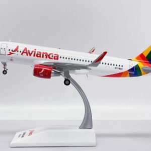 Avión Jc Wings, Escala 200., Airbus A 320 Avianca Blanco Amarillo Rojo Azul