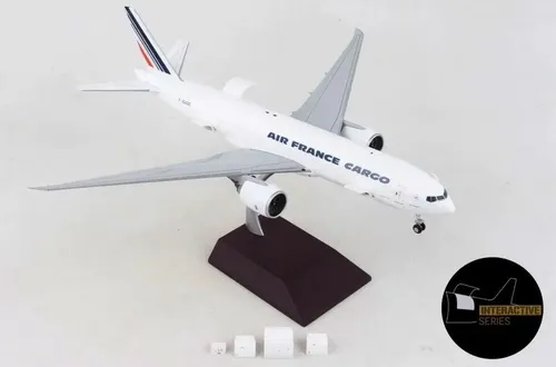 Aviòn Gemini 200, Boeing 777f Air France, Interactivo Blanco/azul - Imagen 3