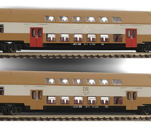 Vagone Pasajeros Fleischmann 2 Pisos, Esc N 6260075 Set De 2