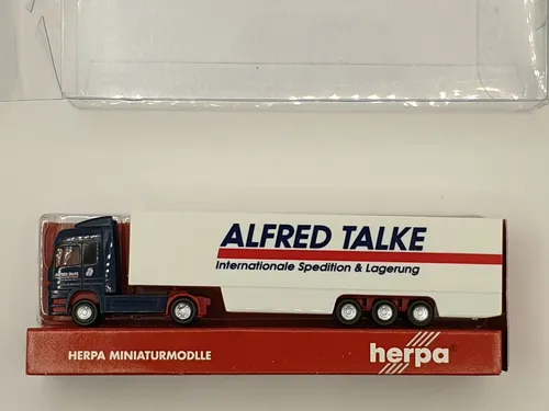 Camión Miniatura Herpa, Esc N Mb Actros 1/160 Ideal Maquetas Azul / Blanco - Imagen 2