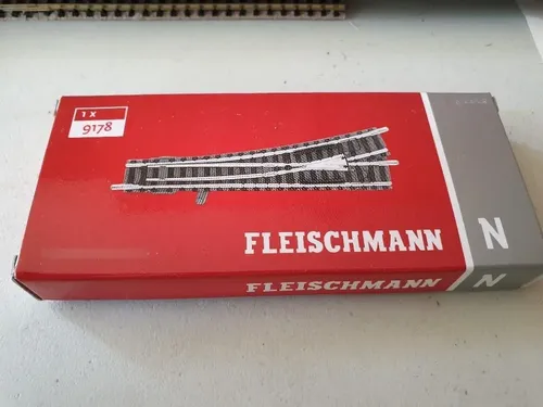 Desvìo Fleischmann Escala N 9178 A La Izquierda. - Imagen 3