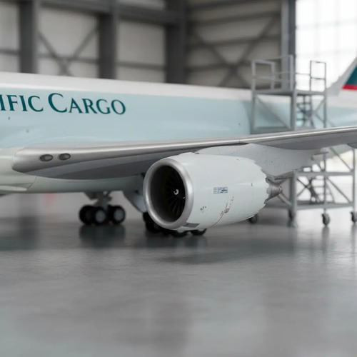 Avión Jc Wings 400, Boeing 747-8f Cathay Pacific Interactivo Verde Blanco - Imagen 7