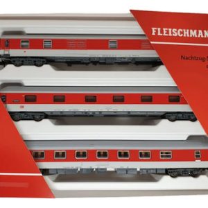 Vagones  Fleischmann, Esc N 781406 Set 3 Vag Punta C/luz