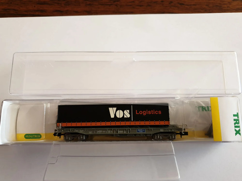Vagón Carga Minitrix, Esc N 15645-17 Transp. Container 40 - Imagen 4