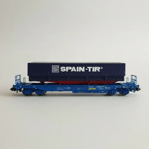 Vagón Carga Roco N 25468, Esc N, Transp. Acoplado Spain-tir