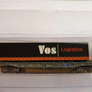 Vagón Carga Minitrix, Esc N 15645-17 Transp. Container 40