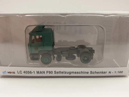 Camión Miniatura Minis Lc 4056-1, Man F90, Esc N Verde Musgo
