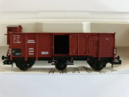 Vagón Carga Fleischmann 8380 K, Esc N, Puertas Movibles