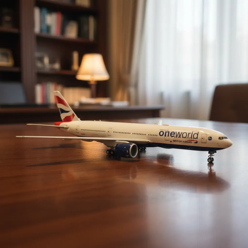 Avión Gemini 200, Boeing 777-200er British Airways One World Blanco, Azul, Rojo - Imagen 2
