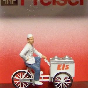 Figura Preiser Escala H0, Vendedor De Helados 28075