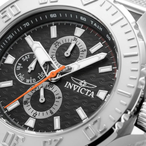 Reloj Invicta Vintage 48010 49,5mm Plateado Negro - Imagen 5