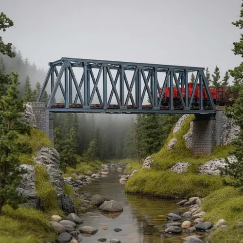 Puente Para Maquetas, Escala N, Vollmer 47801 - Imagen 2
