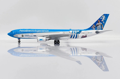 Avión Jc Wings, Esc 200, Airbus A-330 Aerol. Argentinas Blanco Celeste - Imagen 6