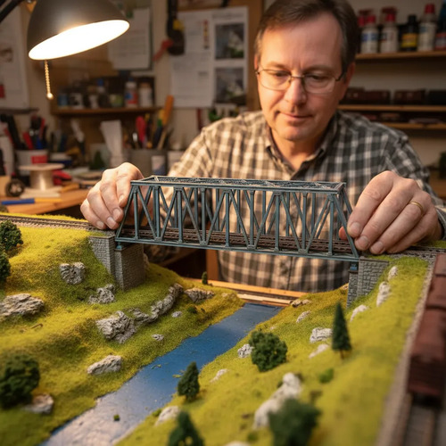 Puente Para Maquetas, Escala N, Vollmer 47801 - Imagen 3