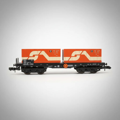 Vagón Carga Arnold 4956, Escala N, Transp. 2 Containers - Imagen 5