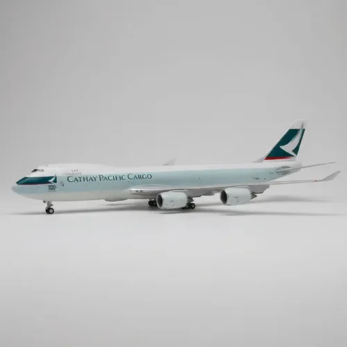 Avión Jc Wings 400, Boeing 747-8f Cathay Pacific Interactivo Verde Blanco - Imagen 6