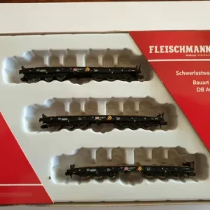 Vagones Carga Fleischmann, Esc N 845501, Cama Baja Set 3