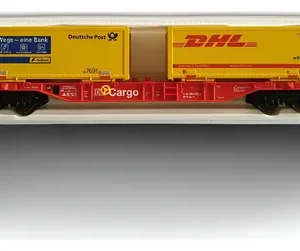 Vagón De Carga Fleischmann, Esc N 868250 K, Trans Containers