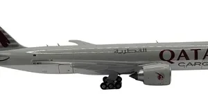 Aviòn Gemini Jets, Boeing 777f Qatar Cargo Gris Burdeo