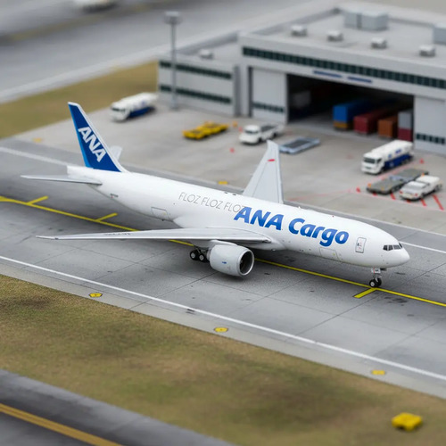 Avión Jc Wings, Esc. 400, Boeing 777-200 Laf Ana Interactivo Blanco/azul - Imagen 3