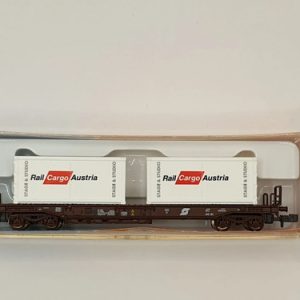 Vagón Carga Roco, Esc N 25303, Transp 2 Containers 20 Pies
