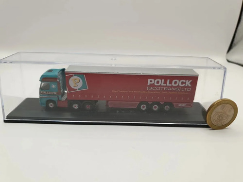 Camión Miniatura Oxford, Esc N M. Benz Actros C/acoplado Rojo Calipso