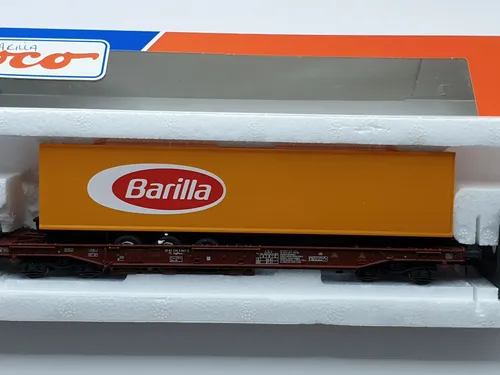 Vagón Carga Roco, Esc H0 46572, Transp Acopl 40 Pies Barilla - Imagen 2