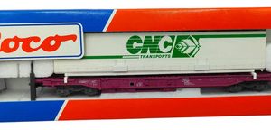 Vagòn De Carga Roco Escala H0 46580 Transp Container Cnc