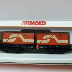 Vagón Carga Arnold 4956, Escala N, Transp. 2 Containers