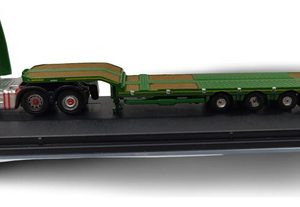 Camión Miniatura Oxford, Escala N, Volvo Fh4, Cama Baja Verde