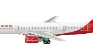 Aviòn Jcwings, Escala 200 Boeing 757 Air-berlin Blanco Rojo