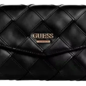 Billetera Guess Original, Bordizzo Black Negro Cudriculado