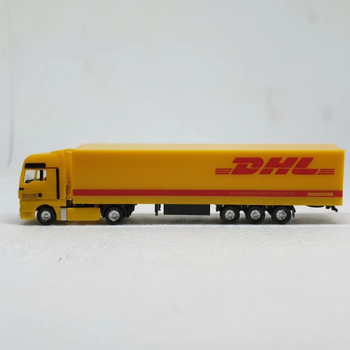 Camión Miniatura, Escala N Herpa, 1/160 Man Tgx Xxl Sz Dhl Amarillo - Imagen 5
