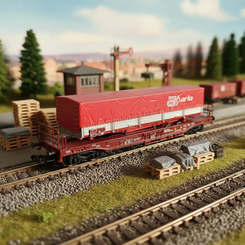 Vagón Carga Roco, Esc N 25469, Transporte Acoplado - Imagen 2