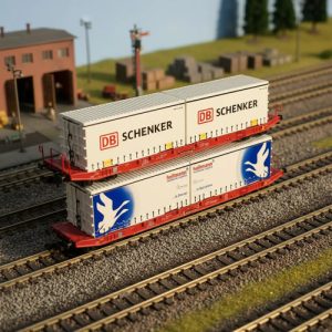 Vagones De Carga Hobbytrain, Esc N H23766 Transp. Containers
