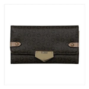 Billetera Guess Original Mable Dark Brown Marrón