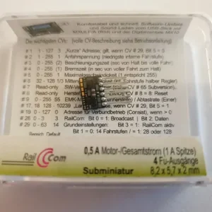 Decoder Para Locomotoras Esc N Zimo Mx615n