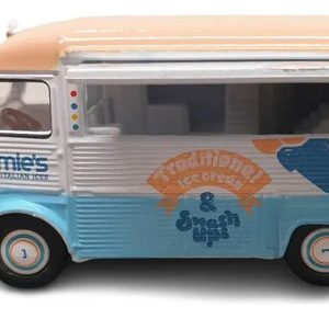 Vehículo Miniatura Citroen H Catering Van, Oxford, Esc 1/76 Blanco/celeste