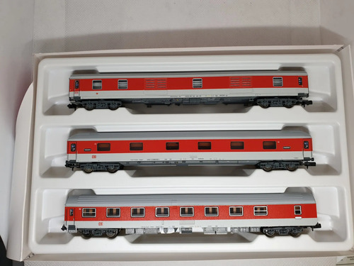 Vagones Fleischmann, Esc N 781406 Set 3 Vag Punta C/luz - Imagen 2