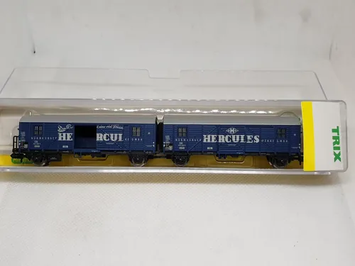 Vagónes Carga Trix 15059, Esc N, Set De 2, Puertas Movibles