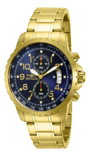 Reloj Invicta Specialty Altoris 13785 Dorado Negro - Imagen 2