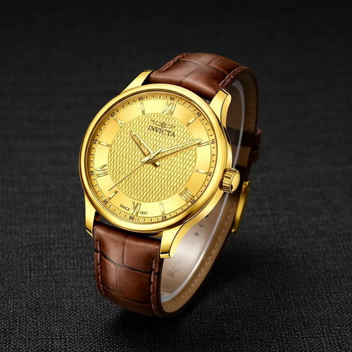 Reloj Invicta Celestial Men`s Watch 43mm Marrón Dorado - Imagen 3