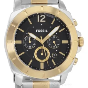 Reloj Fossil Original, Bq2815 Plateado/dorado Plateado Negro