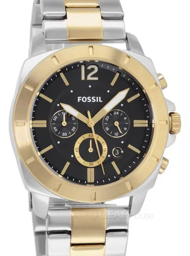 Reloj Fossil Original, Bq2815 Plateado/dorado Plateado Negro