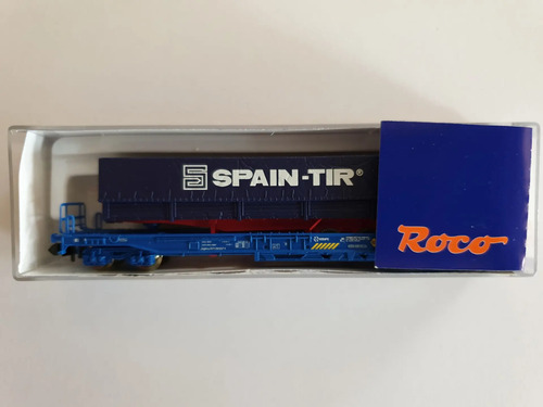 Vagón Carga Roco N 25468, Esc N, Transp. Acoplado Spain-tir - Imagen 2