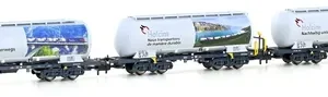 Set De 3 Vagones Cisternas Hobbytrain, Esc N H23493