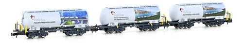 Set De 3 Vagones Cisternas Hobbytrain, Esc N H23493