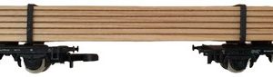Set De 2 Vagones De Carga Marklin Z, Transp. Madera 8219